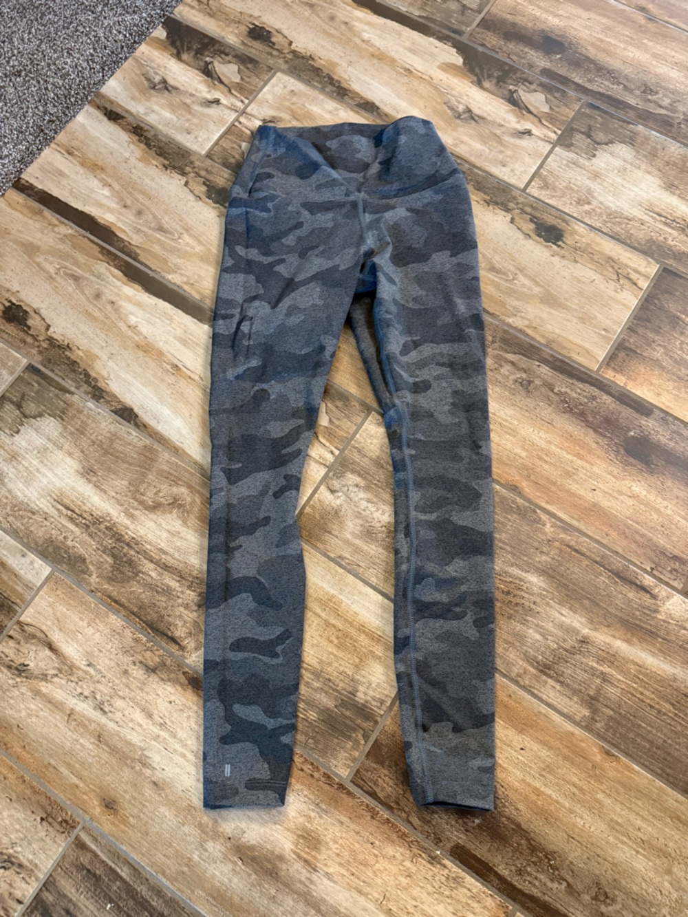 NOBULL Gray & Black Camo High-Waist Leggings